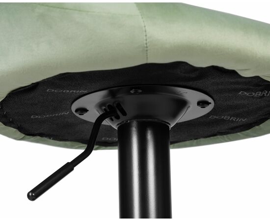 Набор 2 шт Стул барный DOBRIN LOGAN BLACK, мятный велюр (MJ9-87), Вариант: мятный велюр (MJ9-87), изображение 10 | Интернет магазин мебели и декора LifeDekor