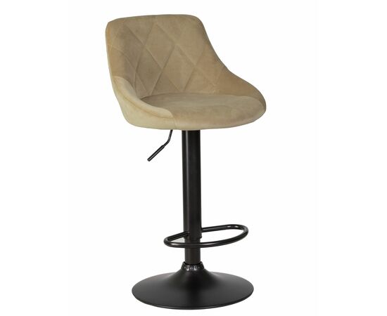 Набор 2 шт Стул барный DOBRIN LOGAN BLACK, мокко велюр (MJ9-9), Вариант: мокко велюр (MJ9-9), изображение 2 | Интернет магазин мебели и декора LifeDekor