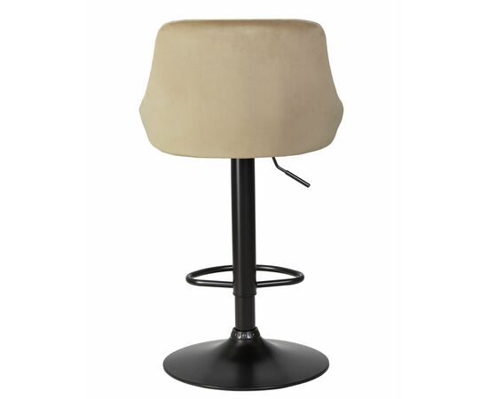 Набор 2 шт Стул барный DOBRIN LOGAN BLACK, мокко велюр (MJ9-9), Вариант: мокко велюр (MJ9-9), изображение 6 | Интернет магазин мебели и декора LifeDekor