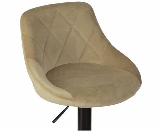 Набор 2 шт Стул барный DOBRIN LOGAN BLACK, мокко велюр (MJ9-9), Вариант: мокко велюр (MJ9-9), изображение 8 | Интернет магазин мебели и декора LifeDekor