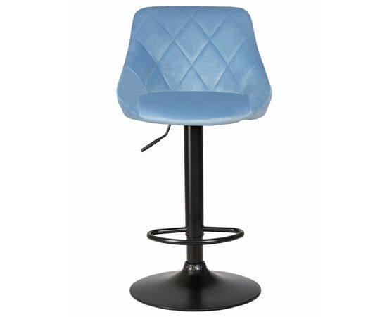 Набор 2 шт Стул барный DOBRIN LOGAN BLACK, пудрово-голубой велюр (MJ9-74), Вариант: пудрово-голубой велюр (MJ9-74), изображение 7 | Интернет магазин мебели и декора LifeDekor
