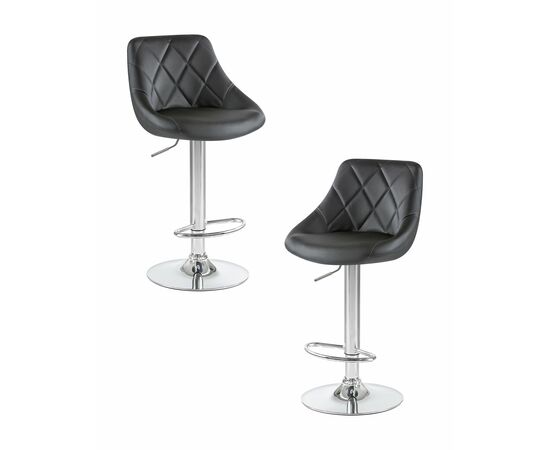 Набор 2 шт Стул барный DOBRIN LOGAN, чёрный, Вариант: чёрный | Интернет магазин мебели и декора LifeDekor