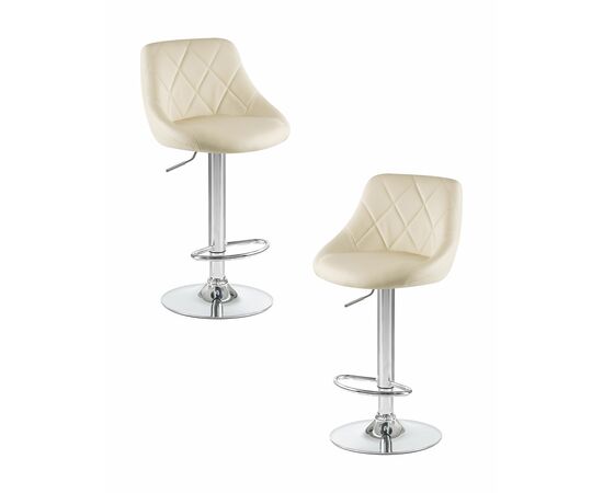 Набор 2 шт Стул барный DOBRIN LOGAN, кремовый, Вариант: кремовый | Интернет магазин мебели и декора LifeDekor