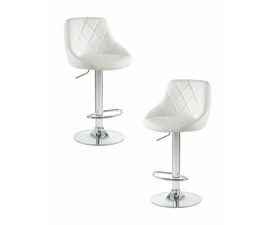 Набор 2 шт Стул барный DOBRIN LOGAN, белый, Вариант: белый | Интернет магазин мебели и декора LifeDekor
