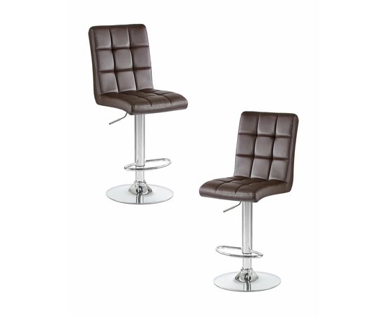 Набор 2 шт Стул барный DOBRIN KRUGER, коричневый, Вариант: коричневый | Интернет магазин мебели и декора LifeDekor