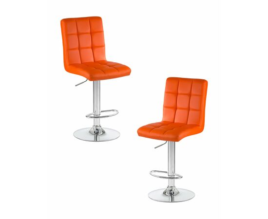 Набор 2 шт Стул барный DOBRIN KRUGER, оранжевый, Вариант: оранжевый | Интернет магазин мебели и декора LifeDekor
