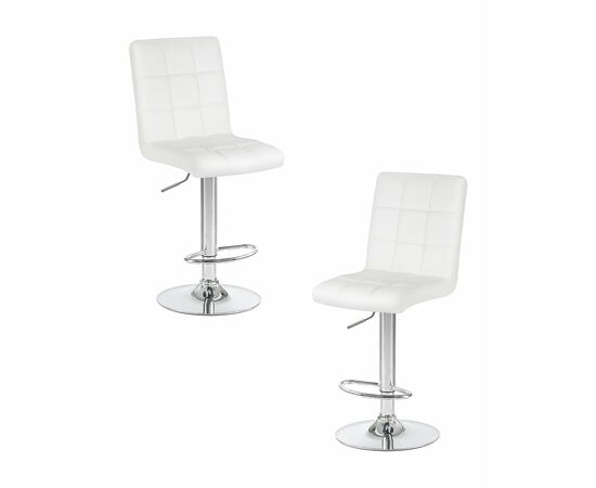 Набор 2 шт Стул барный DOBRIN KRUGER, белый, Вариант: белый | Интернет магазин мебели и декора LifeDekor