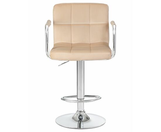 Набор 2 шт Стул барный DOBRIN KRUGER ARM, бежевый велюр (MJ9-10), Вариант: бежевый велюр (MJ9-10), изображение 7 | Интернет магазин мебели и декора LifeDekor