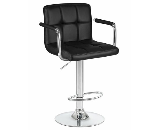 Набор 2 шт Стул барный DOBRIN KRUGER ARM, чёрный, Вариант: чёрный, изображение 2 | Интернет магазин мебели и декора LifeDekor