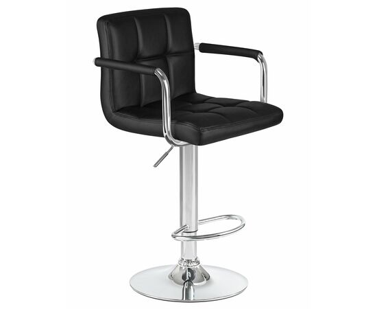 Набор 2 шт Стул барный DOBRIN KRUGER ARM, чёрный, Вариант: чёрный, изображение 3 | Интернет магазин мебели и декора LifeDekor