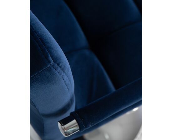 Набор 2 шт Стул барный DOBRIN KRUGER ARM, синий велюр (MJ9-117), Вариант: синий велюр (MJ9-117), изображение 9 | Интернет магазин мебели и декора LifeDekor