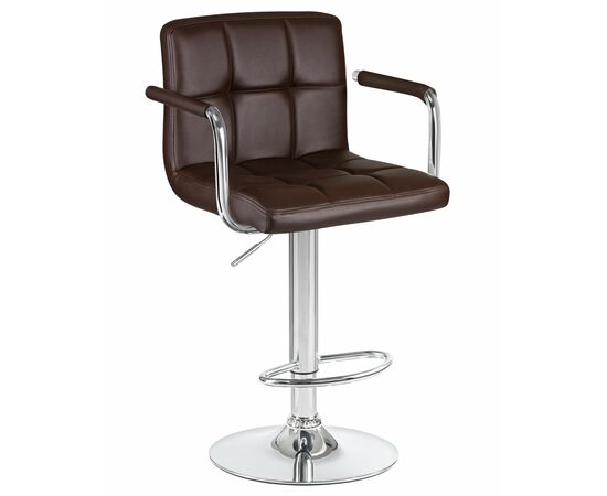 Набор 2 шт Стул барный DOBRIN KRUGER ARM, коричневый, Вариант: коричневый, изображение 2 | Интернет магазин мебели и декора LifeDekor