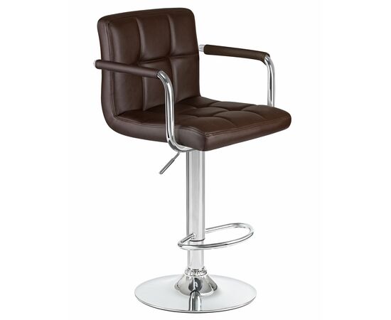 Набор 2 шт Стул барный DOBRIN KRUGER ARM, коричневый, Вариант: коричневый, изображение 3 | Интернет магазин мебели и декора LifeDekor