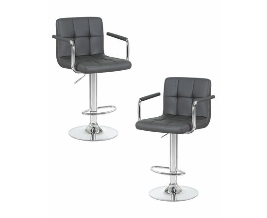 Набор 2 шт Стул барный DOBRIN KRUGER ARM, серый, Вариант: серый | Интернет магазин мебели и декора LifeDekor