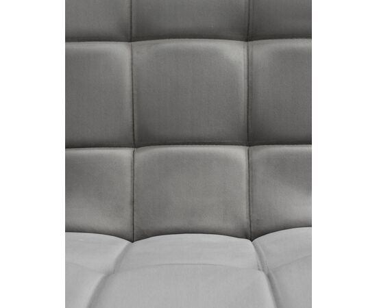 Набор 2 шт Стул барный DOBRIN KRUGER ARM, серый велюр (MJ9-75), Вариант: серый велюр (MJ9-75), изображение 9 | Интернет магазин мебели и декора LifeDekor