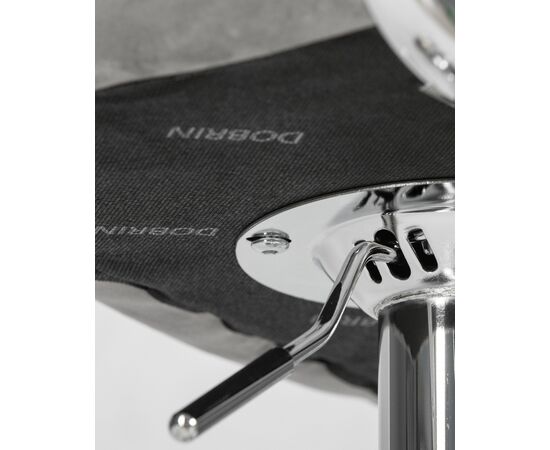 Набор 2 шт Стул барный DOBRIN KRUGER ARM, серый велюр (MJ9-75), Вариант: серый велюр (MJ9-75), изображение 10 | Интернет магазин мебели и декора LifeDekor