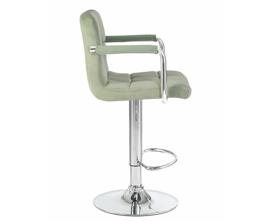 Набор 2 шт Стул барный DOBRIN KRUGER ARM, мятный велюр (MJ9-87), Вариант: мятный велюр (MJ9-87), изображение 4 | Интернет магазин мебели и декора LifeDekor