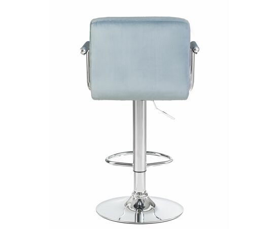 Набор 2 шт Стул барный DOBRIN KRUGER ARM, пудрово-голубой велюр (MJ9-74), Вариант: пудрово-голубой велюр (MJ9-74), изображение 6 | Интернет магазин мебели и декора LifeDekor