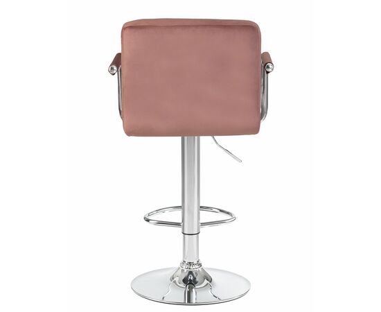 Набор 2 шт Стул барный DOBRIN KRUGER ARM, пудрово-розовый велюр (MJ9-32), Вариант: пудрово-розовый велюр (MJ9-32), изображение 6 | Интернет магазин мебели и декора LifeDekor