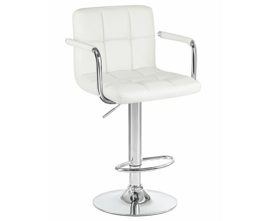 Набор 2 шт Стул барный DOBRIN KRUGER ARM, белый, Вариант: белый, изображение 2 | Интернет магазин мебели и декора LifeDekor