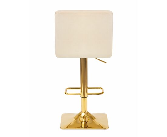 Набор 2 шт Стул барный DOBRIN GOLDIE, бежевый велюр (MJ9-10), Вариант: бежевый велюр (MJ9-10), изображение 6 | Интернет магазин мебели и декора LifeDekor