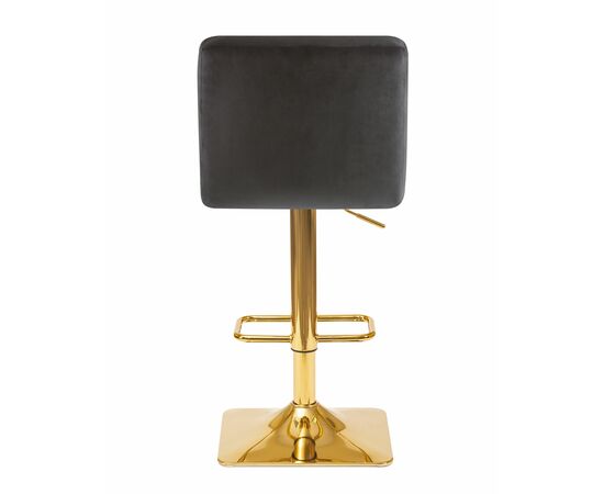 Набор 2 шт Стул барный DOBRIN GOLDIE, черный велюр (MJ9-101), Вариант: черный велюр (MJ9-101), изображение 6 | Интернет магазин мебели и декора LifeDekor