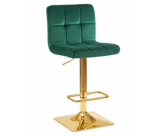 Набор 2 шт Стул барный DOBRIN GOLDIE, зеленый велюр (MJ9-88), Вариант: зеленый велюр (MJ9-88), изображение 2 | Интернет магазин мебели и декора LifeDekor