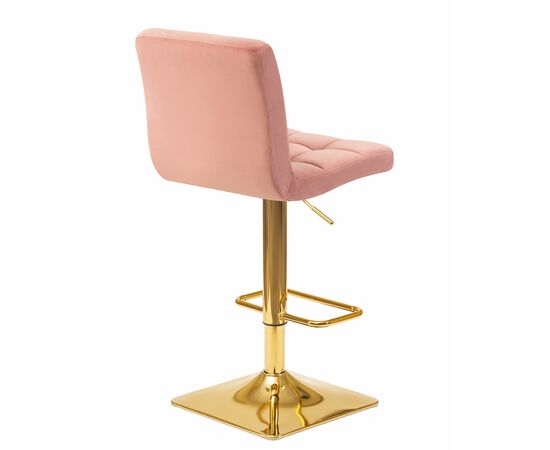Набор 2 шт Стул барный DOBRIN GOLDIE, пудрово-розовый велюр (MJ9-32), Вариант: пудрово-розовый велюр (MJ9-32), изображение 5 | Интернет магазин мебели и декора LifeDekor