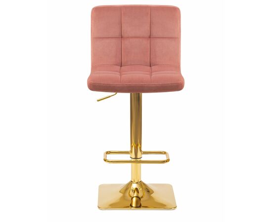 Набор 2 шт Стул барный DOBRIN GOLDIE, пудрово-розовый велюр (MJ9-32), Вариант: пудрово-розовый велюр (MJ9-32), изображение 7 | Интернет магазин мебели и декора LifeDekor