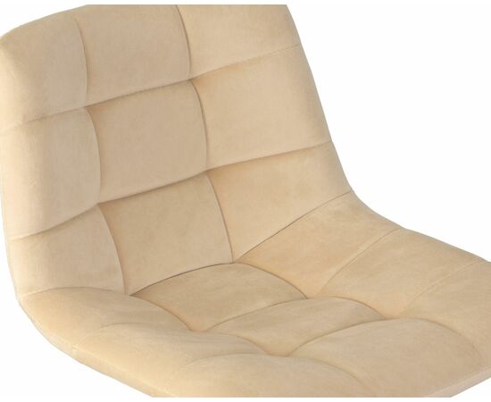 Набор 2 шт Стул барный DOBRIN TAILOR, бежевый велюр (MJ9-10), Вариант: бежевый велюр (MJ9-10), изображение 8 | Интернет магазин мебели и декора LifeDekor