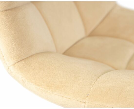 Набор 2 шт Стул барный DOBRIN TAILOR, бежевый велюр (MJ9-10), Вариант: бежевый велюр (MJ9-10), изображение 9 | Интернет магазин мебели и декора LifeDekor