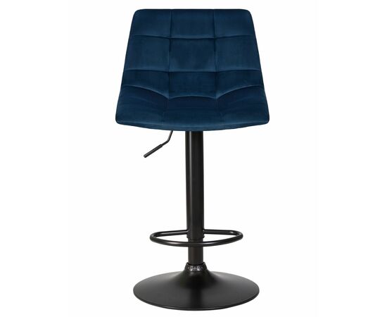 Набор 2 шт Стул барный DOBRIN TAILOR BLACK, синий велюр (MJ9-117), Вариант: синий велюр (MJ9-117), изображение 7 | Интернет магазин мебели и декора LifeDekor