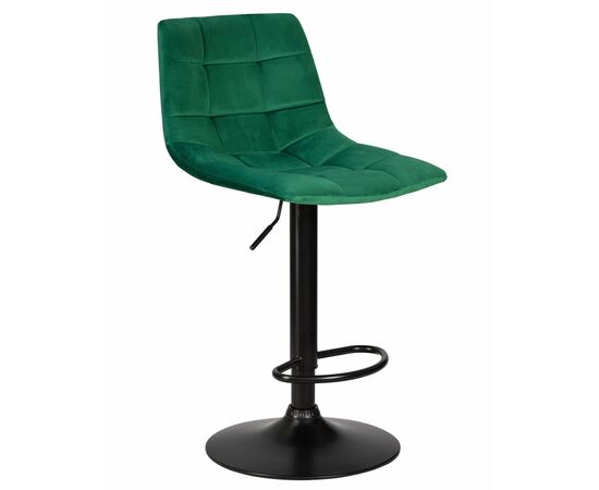 Набор 2 шт Стул барный DOBRIN TAILOR BLACK, зеленый велюр (MJ9-88), Вариант: зеленый велюр (MJ9-88), изображение 3 | Интернет магазин мебели и декора LifeDekor