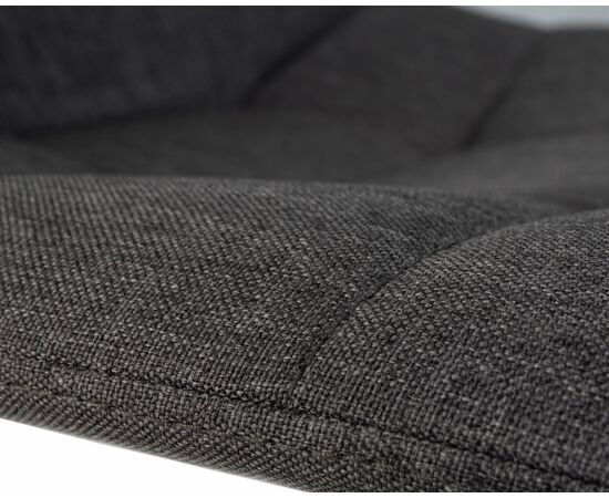 Набор 2 шт Стул барный DOBRIN TAILOR BLACK, серая ткань (188-55), Вариант: серая ткань (188-55), изображение 9 | Интернет магазин мебели и декора LifeDekor