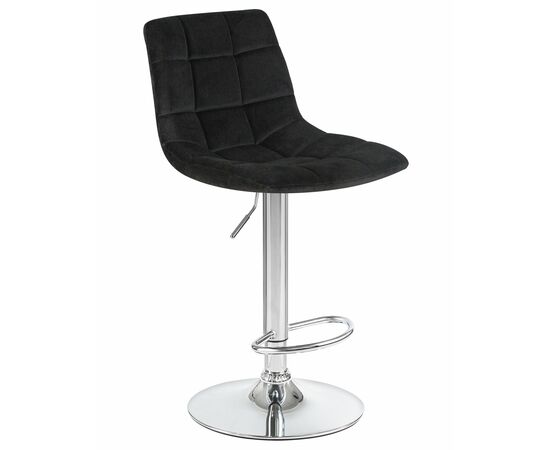 Набор 2 шт Стул барный DOBRIN TAILOR, черный велюр (MJ9-101), Вариант: черный велюр (MJ9-101), изображение 2 | Интернет магазин мебели и декора LifeDekor
