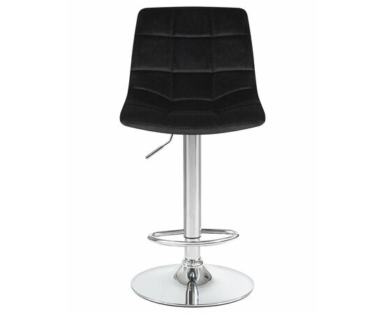 Набор 2 шт Стул барный DOBRIN TAILOR, черный велюр (MJ9-101), Вариант: черный велюр (MJ9-101), изображение 6 | Интернет магазин мебели и декора LifeDekor