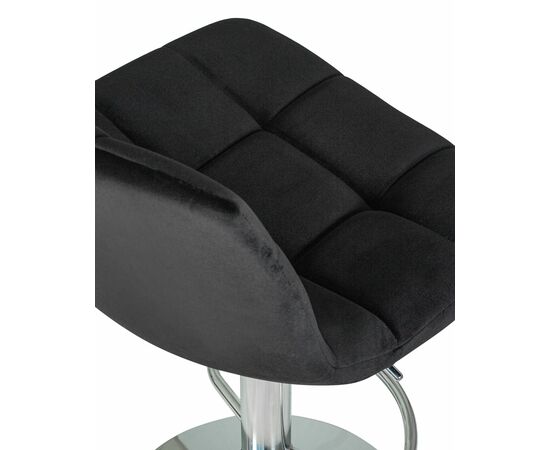 Набор 2 шт Стул барный DOBRIN TAILOR, черный велюр (MJ9-101), Вариант: черный велюр (MJ9-101), изображение 7 | Интернет магазин мебели и декора LifeDekor