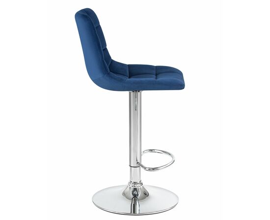 Набор 2 шт Стул барный DOBRIN TAILOR, синий велюр (MJ9-117), Вариант: синий велюр (MJ9-117), изображение 3 | Интернет магазин мебели и декора LifeDekor