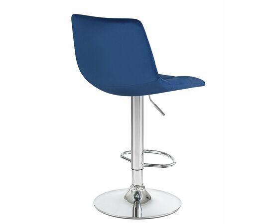 Набор 2 шт Стул барный DOBRIN TAILOR, синий велюр (MJ9-117), Вариант: синий велюр (MJ9-117), изображение 4 | Интернет магазин мебели и декора LifeDekor