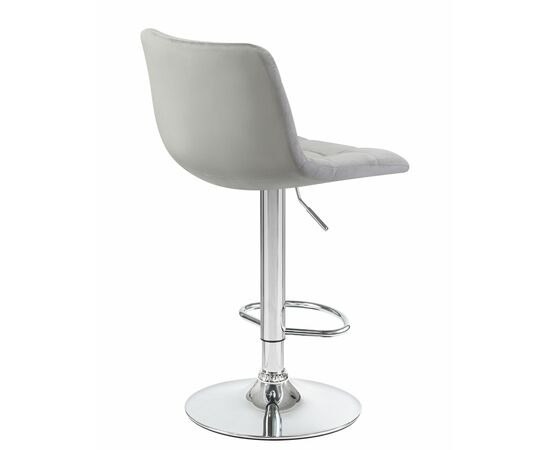 Набор 2 шт Стул барный DOBRIN TAILOR, серый велюр (MJ9-75), Вариант: серый велюр (MJ9-75), изображение 4 | Интернет магазин мебели и декора LifeDekor