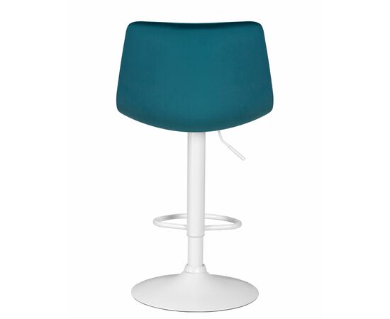 Набор 2 шт Стул барный DOBRIN TAILOR WHITE, морской волны велюр (MJ9-99), Вариант: морской волны велюр (MJ9-99), изображение 6 | Интернет магазин мебели и декора LifeDekor