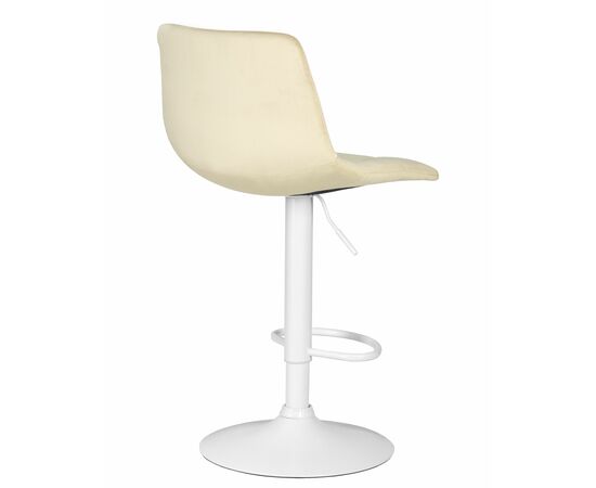 Набор 2 шт Стул барный DOBRIN TAILOR WHITE, бежевый велюр (MJ9-10), Вариант: бежевый велюр (MJ9-10), изображение 5 | Интернет магазин мебели и декора LifeDekor
