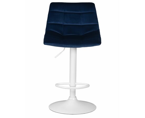Набор 2 шт Стул барный DOBRIN TAILOR WHITE, синий велюр (MJ9-117), Вариант: синий велюр (MJ9-117), изображение 7 | Интернет магазин мебели и декора LifeDekor