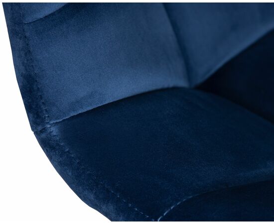 Набор 2 шт Стул барный DOBRIN TAILOR WHITE, синий велюр (MJ9-117), Вариант: синий велюр (MJ9-117), изображение 9 | Интернет магазин мебели и декора LifeDekor