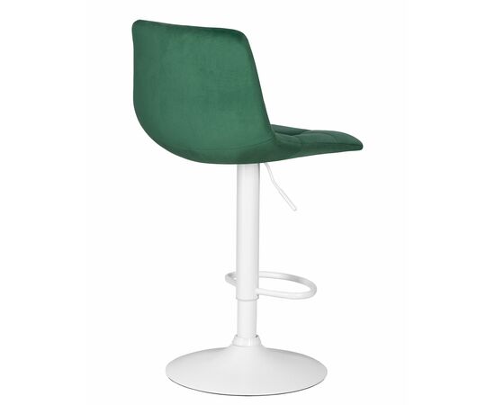 Набор 2 шт Стул барный DOBRIN TAILOR WHITE, зеленый велюр (MJ9-88), Вариант: зеленый велюр (MJ9-88), изображение 5 | Интернет магазин мебели и декора LifeDekor