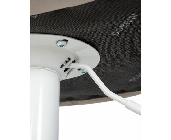 Набор 2 шт Стул барный DOBRIN TAILOR WHITE, серый велюр (MJ9-75), Вариант: серый велюр (MJ9-75), изображение 8 | Интернет магазин мебели и декора LifeDekor