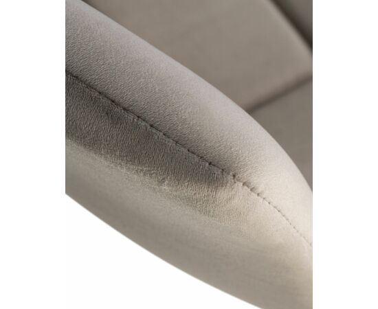 Набор 2 шт Стул барный DOBRIN TAILOR WHITE, серый велюр (MJ9-75), Вариант: серый велюр (MJ9-75), изображение 9 | Интернет магазин мебели и декора LifeDekor