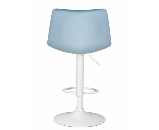 Набор 2 шт Стул барный DOBRIN TAILOR WHITE, пудрово-голубой велюр (MJ9-74), Вариант: пудрово-голубой велюр (MJ9-74), изображение 6 | Интернет магазин мебели и декора LifeDekor