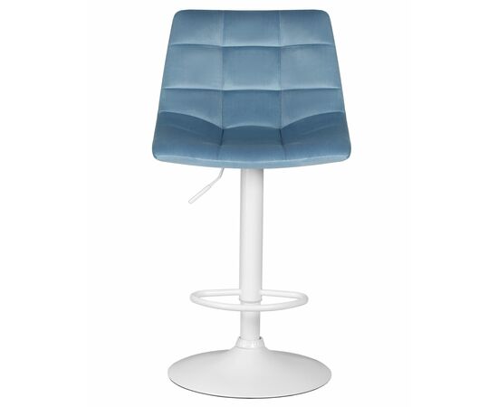 Набор 2 шт Стул барный DOBRIN TAILOR WHITE, пудрово-голубой велюр (MJ9-74), Вариант: пудрово-голубой велюр (MJ9-74), изображение 7 | Интернет магазин мебели и декора LifeDekor