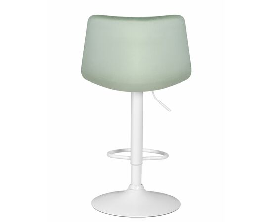 Набор 2 шт Стул барный DOBRIN TAILOR WHITE, пудрово-мятный велюр (MJ9-87), Вариант: пудрово-мятный велюр (MJ9-87), изображение 6 | Интернет магазин мебели и декора LifeDekor